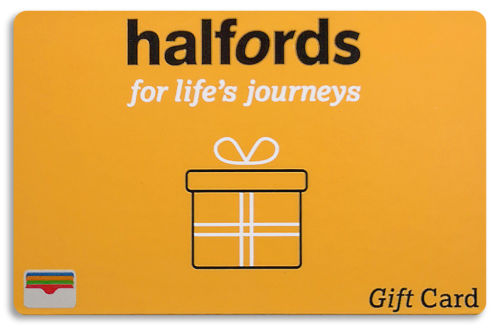 Halfords gift store card